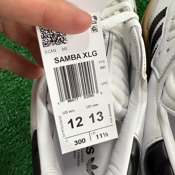 Adidas Samba XLG White Black Gum Mens Shoes IE1377 NEW* Sz 12 - Picture 7 of 7